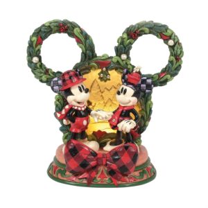 Jim Shore Disney Traditions - Mickey & Minnie LED Diorama